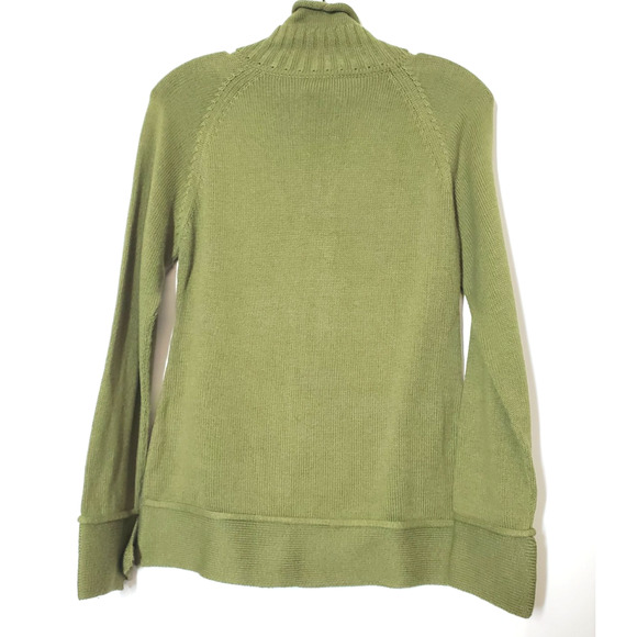 Indigenous Womens Small Sweater ORGANIC COTTON Merino Wool Eco-friendy Cardigan - Picture 4 of 9